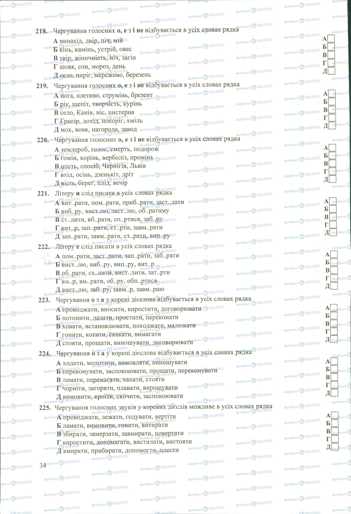 ЗНО Укр мова 11 класс страница 218-225