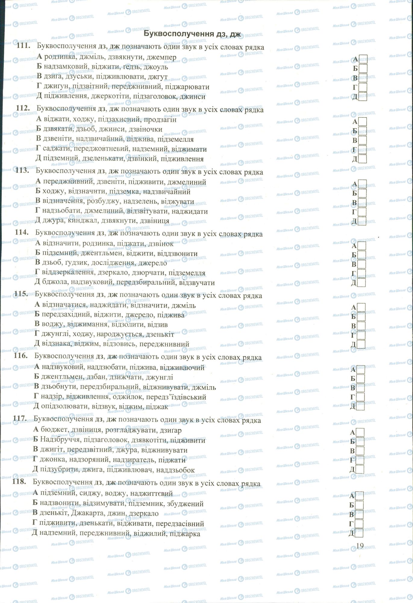 ЗНО Українська мова 11 клас сторінка 111-118