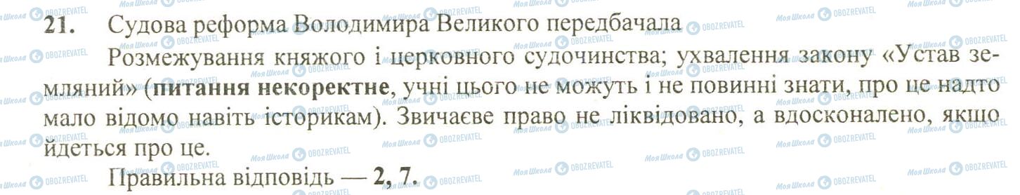 ДПА Історія України 9 клас сторінка 21