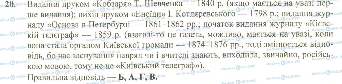 ДПА Історія України 9 клас сторінка 20