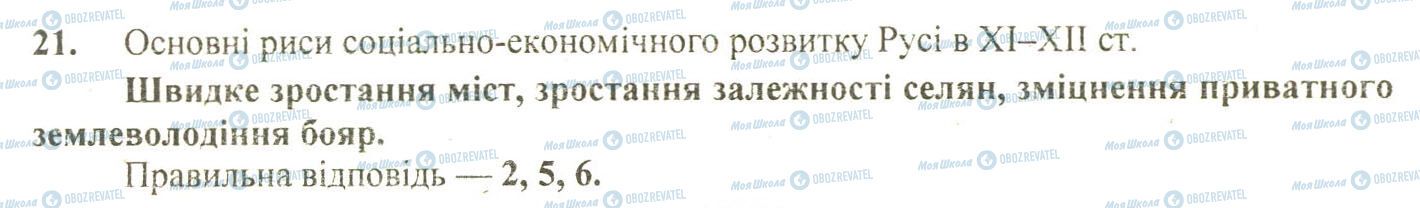 ДПА Історія України 9 клас сторінка 21