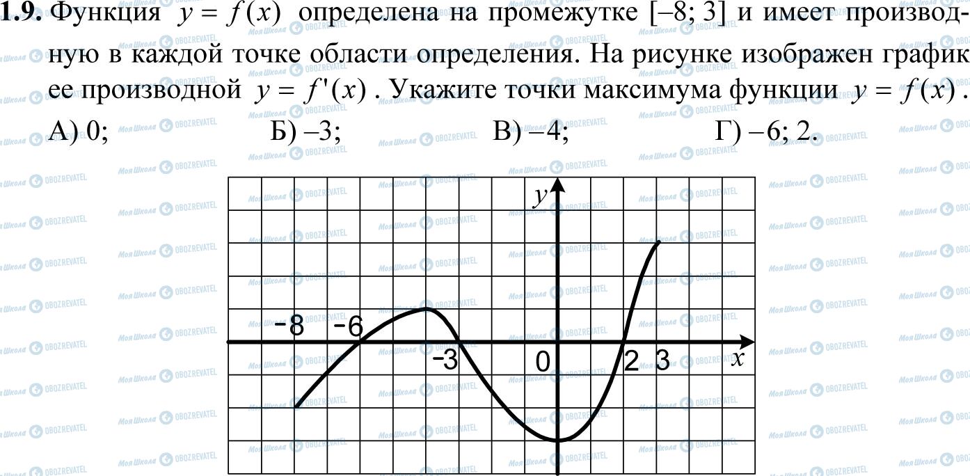 ДПА Математика 11 класс страница 1.9