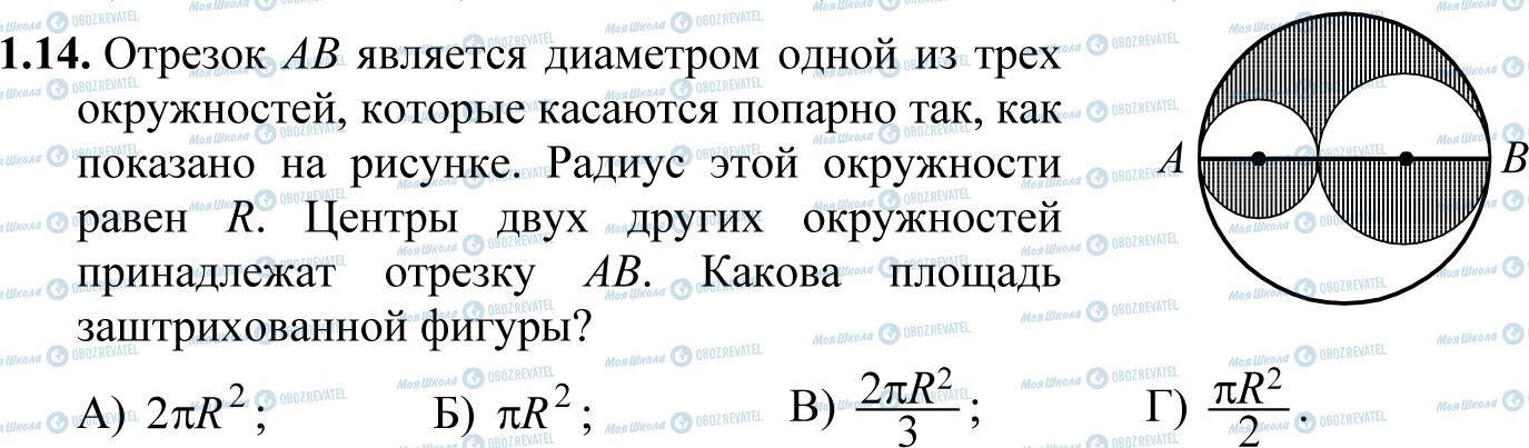 ДПА Математика 11 клас сторінка 1.14