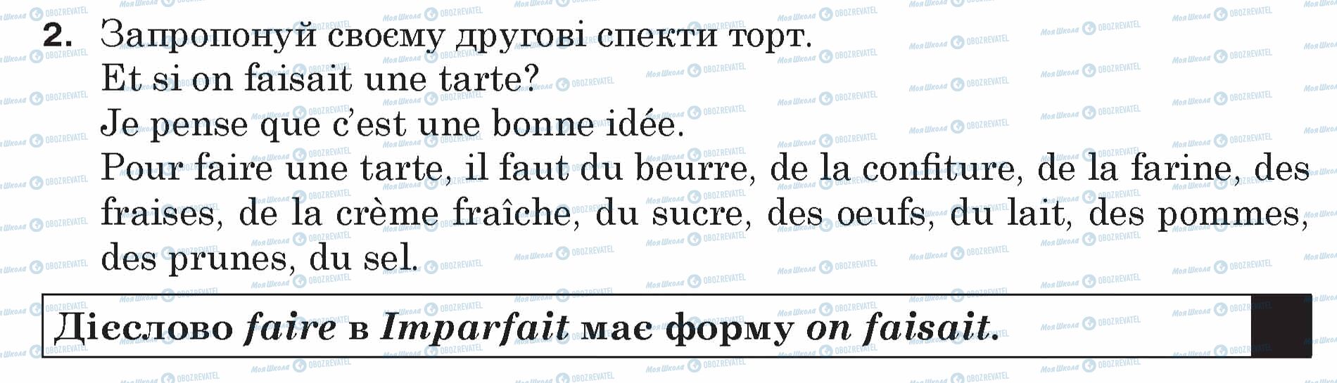 ГДЗ Французька мова 5 клас сторінка 2