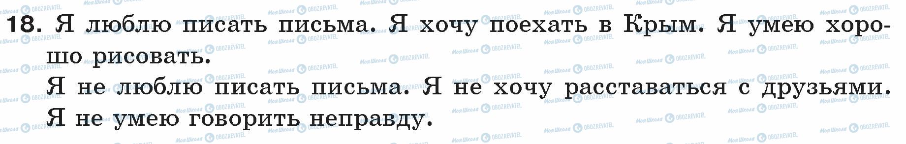 ГДЗ Русский язык 5 класс страница 18