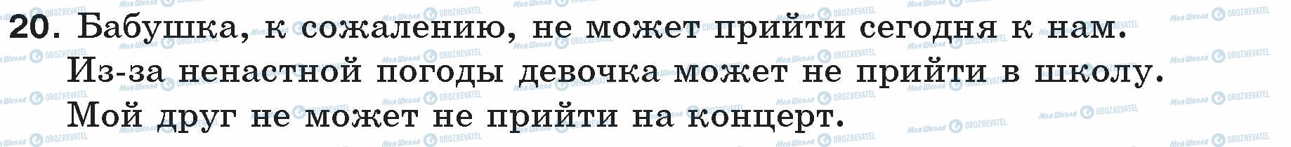 ГДЗ Русский язык 5 класс страница 20