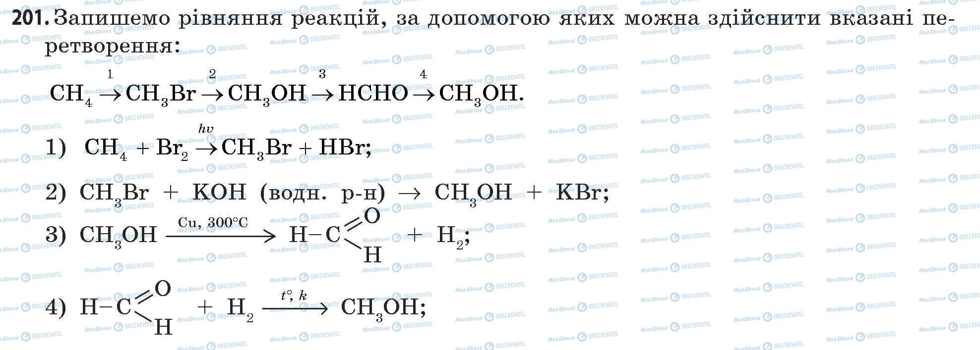 ГДЗ Химия 11 класс страница 201