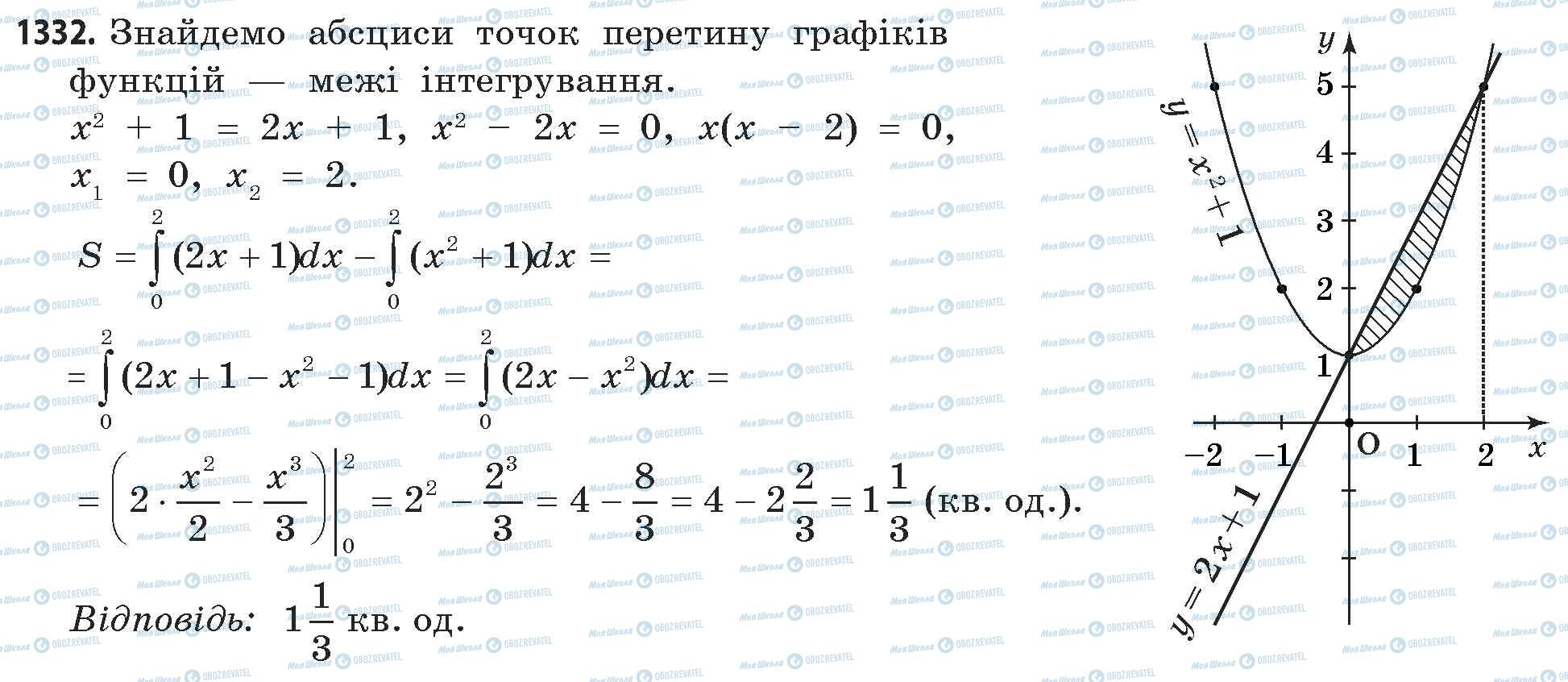 ГДЗ Математика 11 клас сторінка 1332