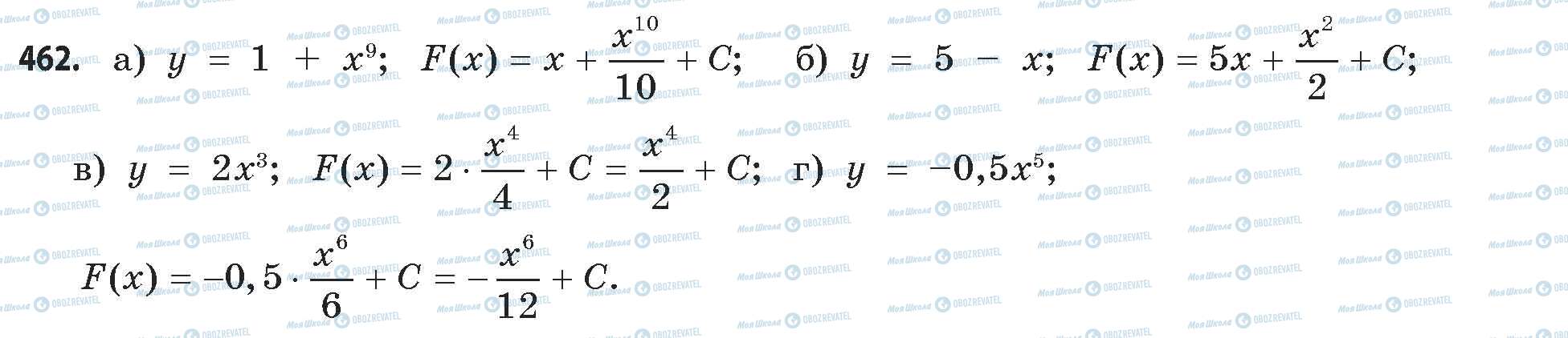 ГДЗ Математика 11 класс страница 462