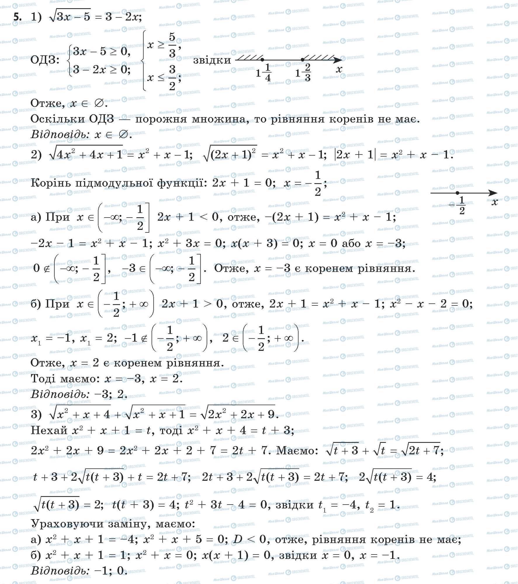 ГДЗ Алгебра 11 клас сторінка 5