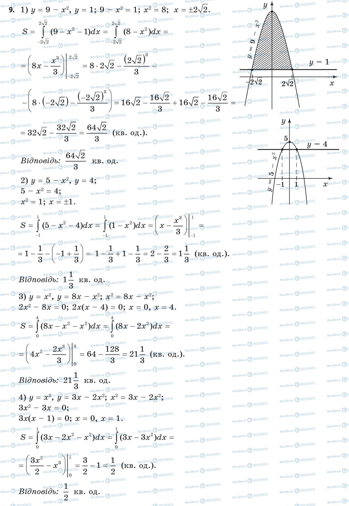 ГДЗ Алгебра 11 класс страница 9