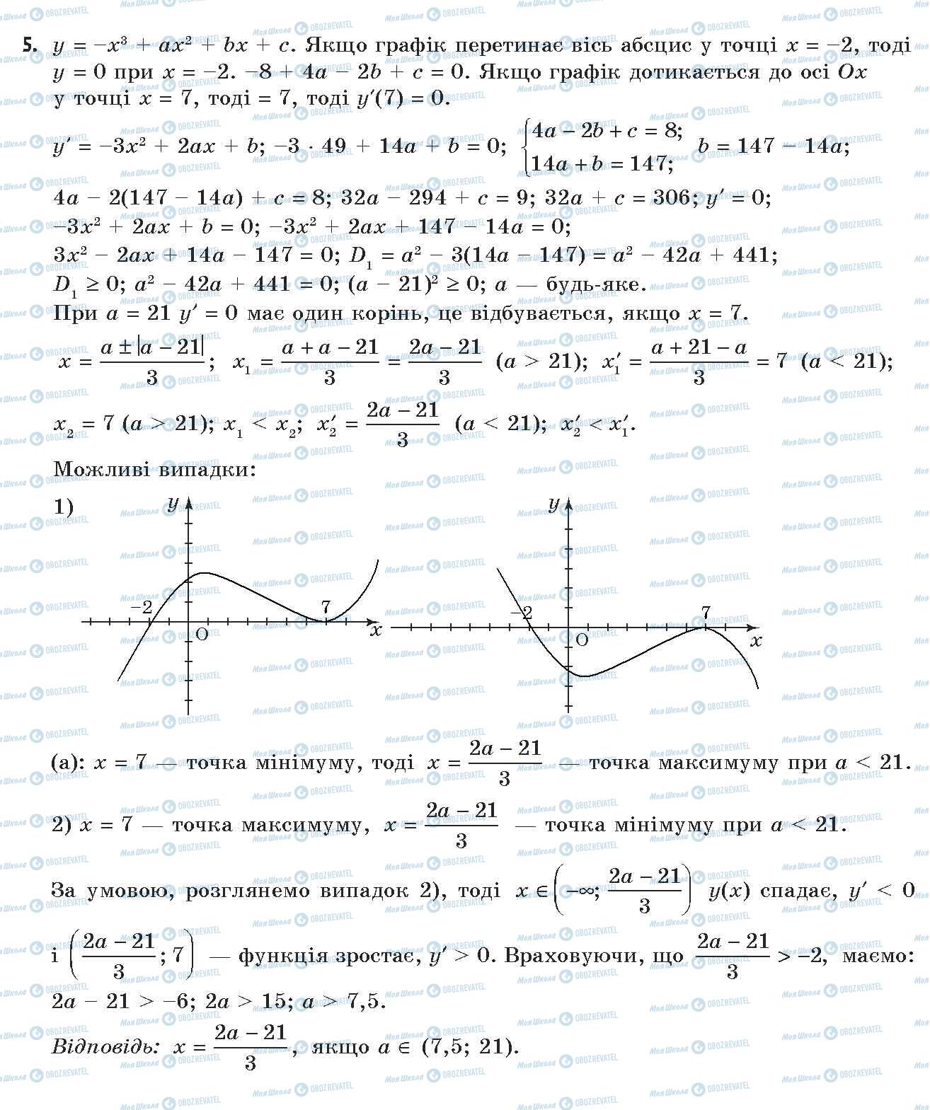 ГДЗ Алгебра 11 клас сторінка 5