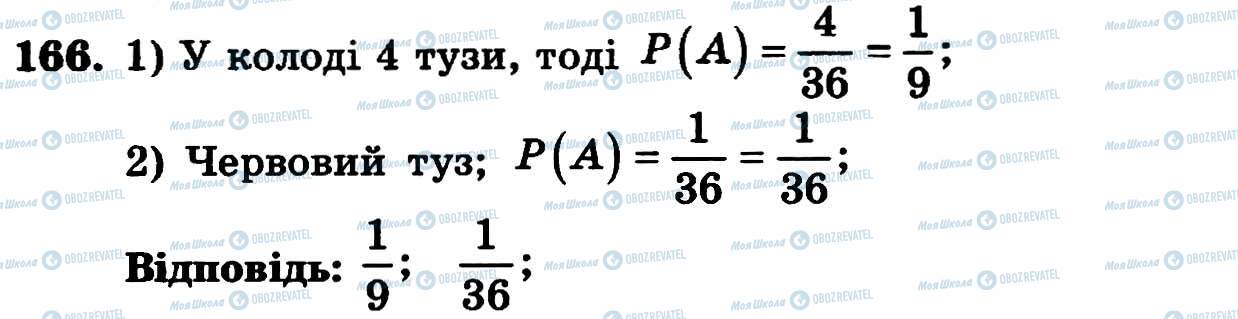 ГДЗ Алгебра 11 класс страница 166