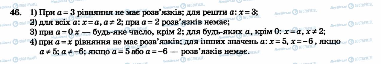 ГДЗ Алгебра 8 клас сторінка 46