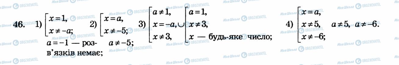 ГДЗ Алгебра 8 класс страница 46