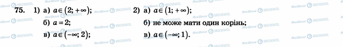 ГДЗ Алгебра 8 клас сторінка 75