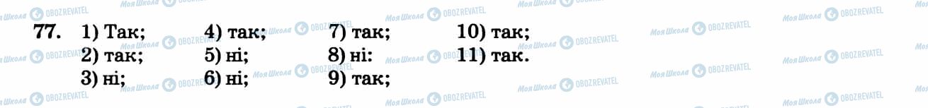 ГДЗ Алгебра 8 клас сторінка 77