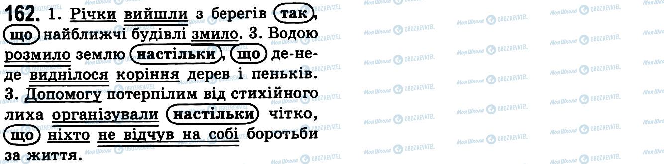 ГДЗ Українська мова 9 клас сторінка 162