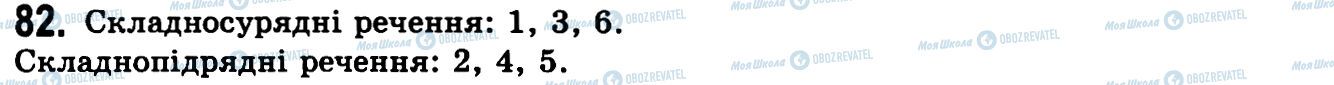 ГДЗ Українська мова 9 клас сторінка 82