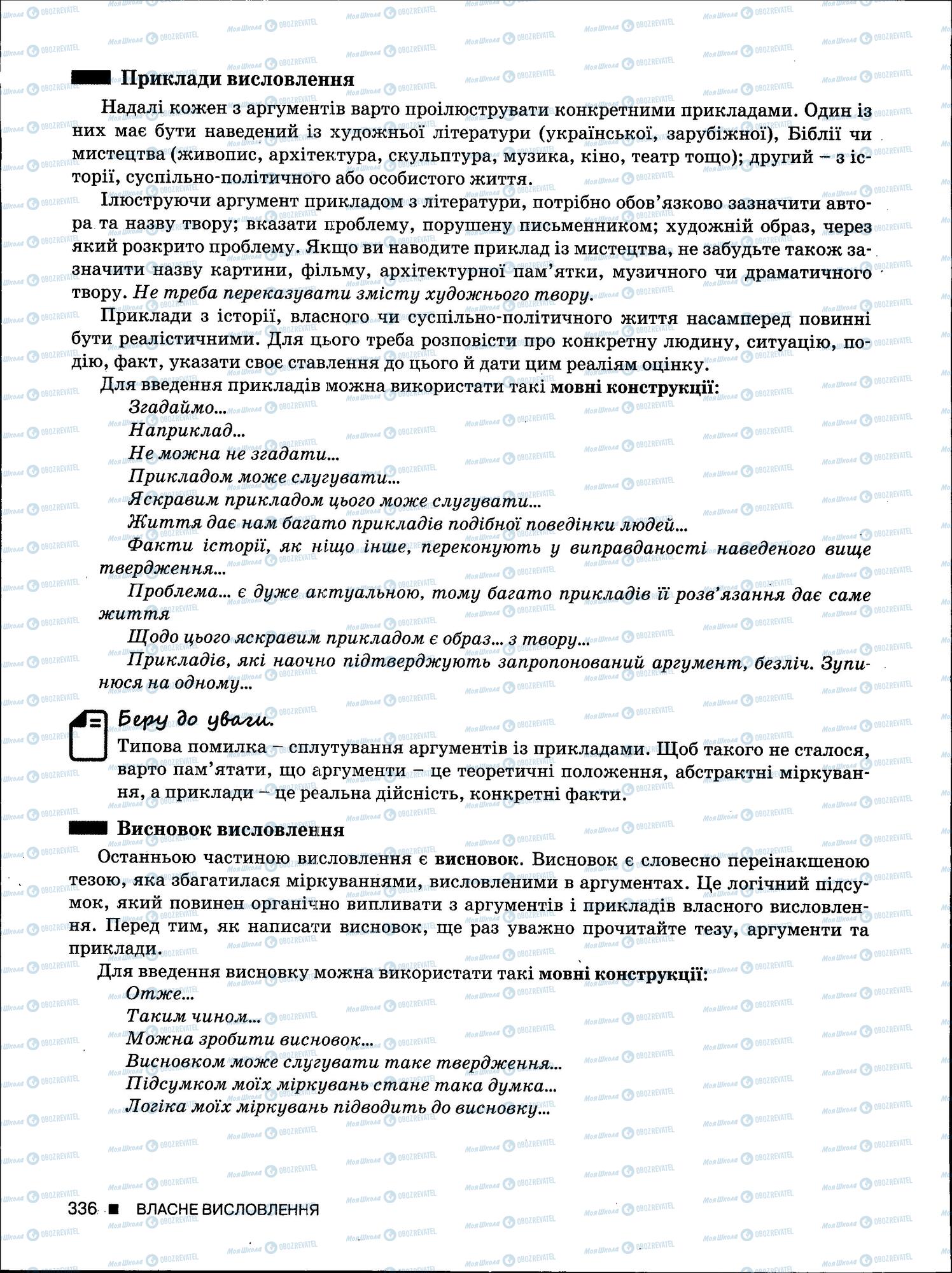 ЗНО Укр мова 11 класс страница 334