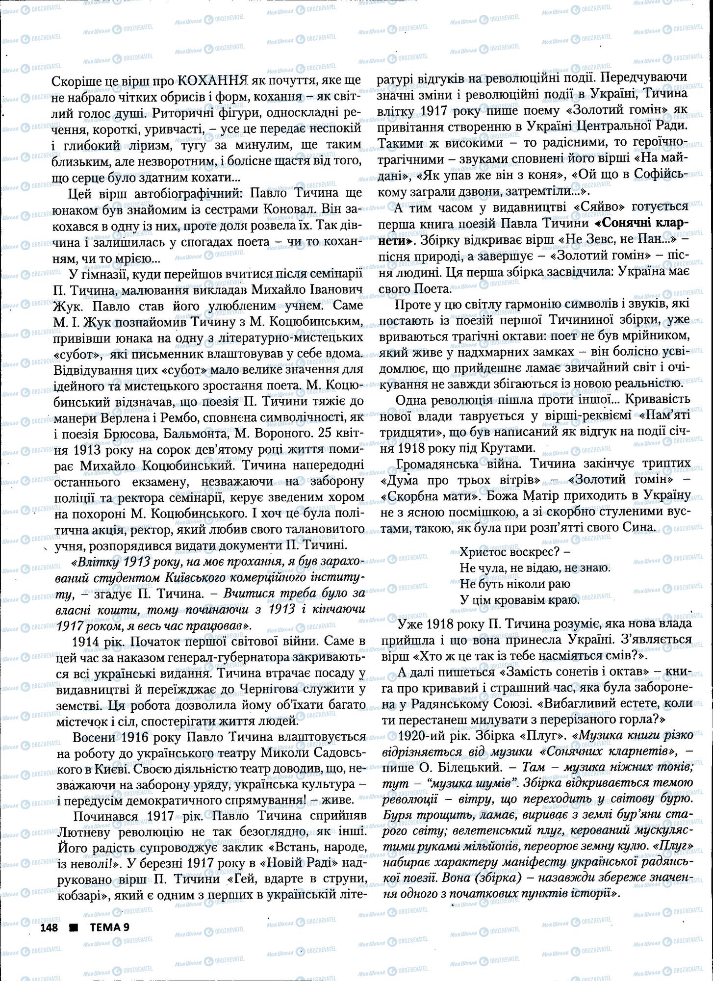 ЗНО Українська література 11 клас сторінка 150