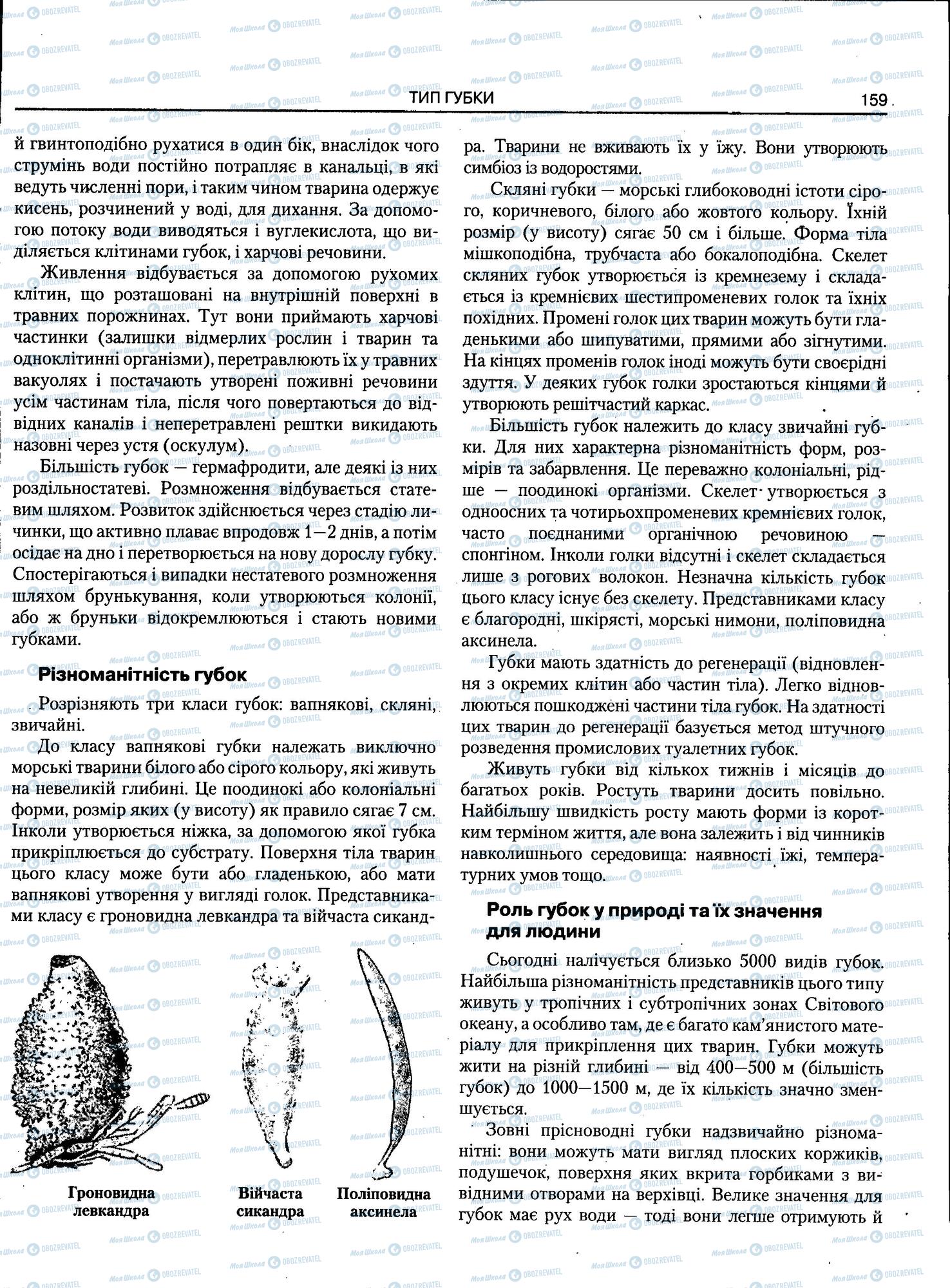 ЗНО Біологія 11 клас сторінка 159