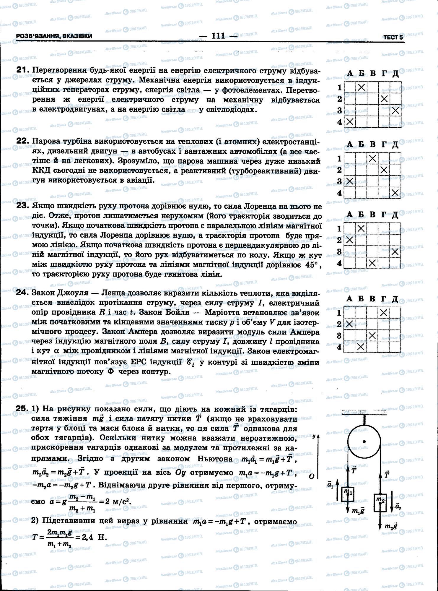 ЗНО Физика 11 класс страница 111