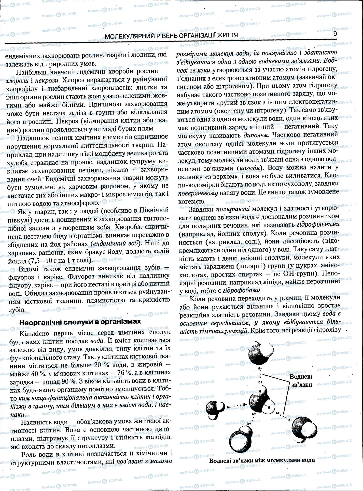 ЗНО Біологія 11 клас сторінка 9