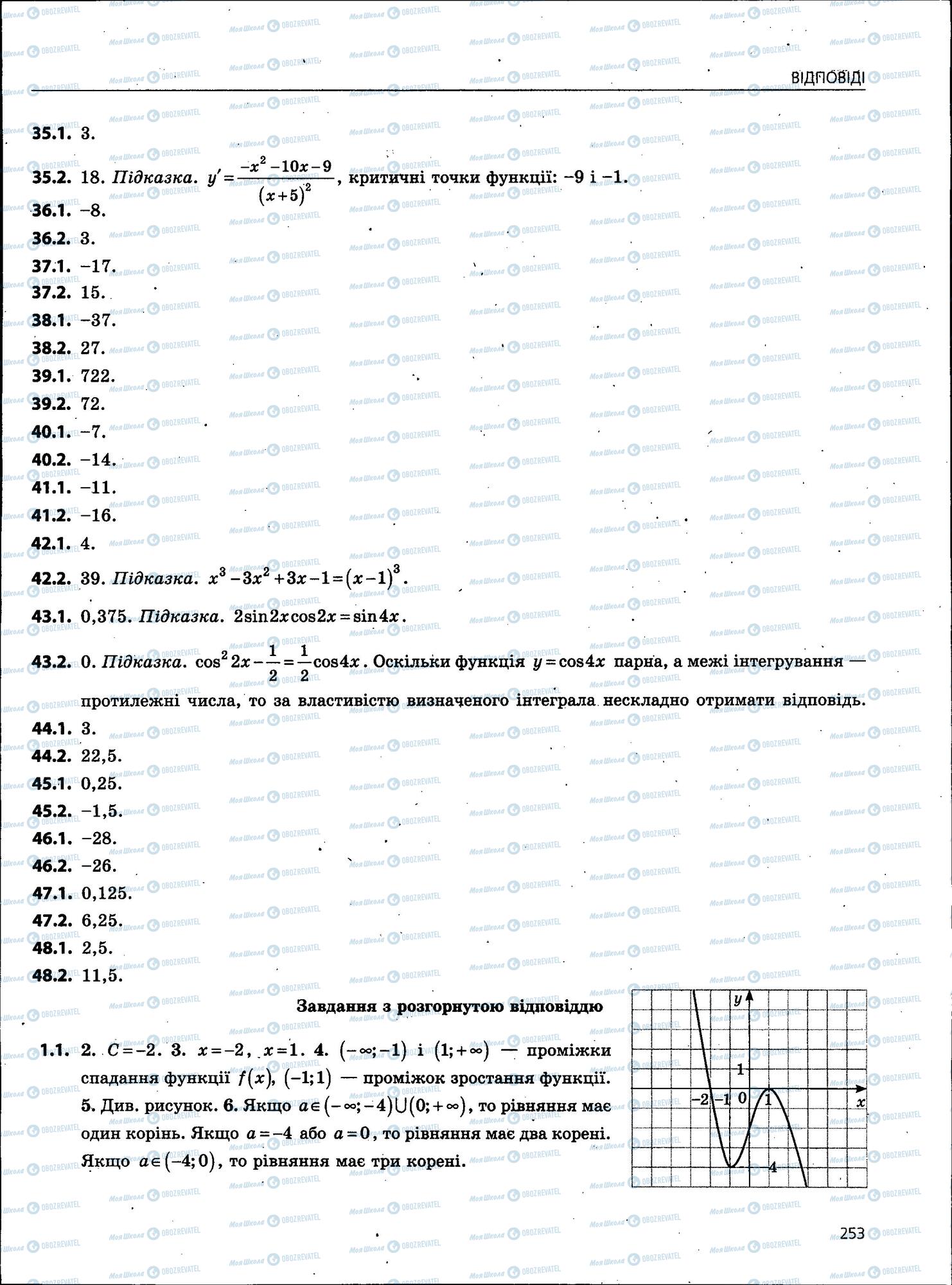 ЗНО Математика 11 клас сторінка 253