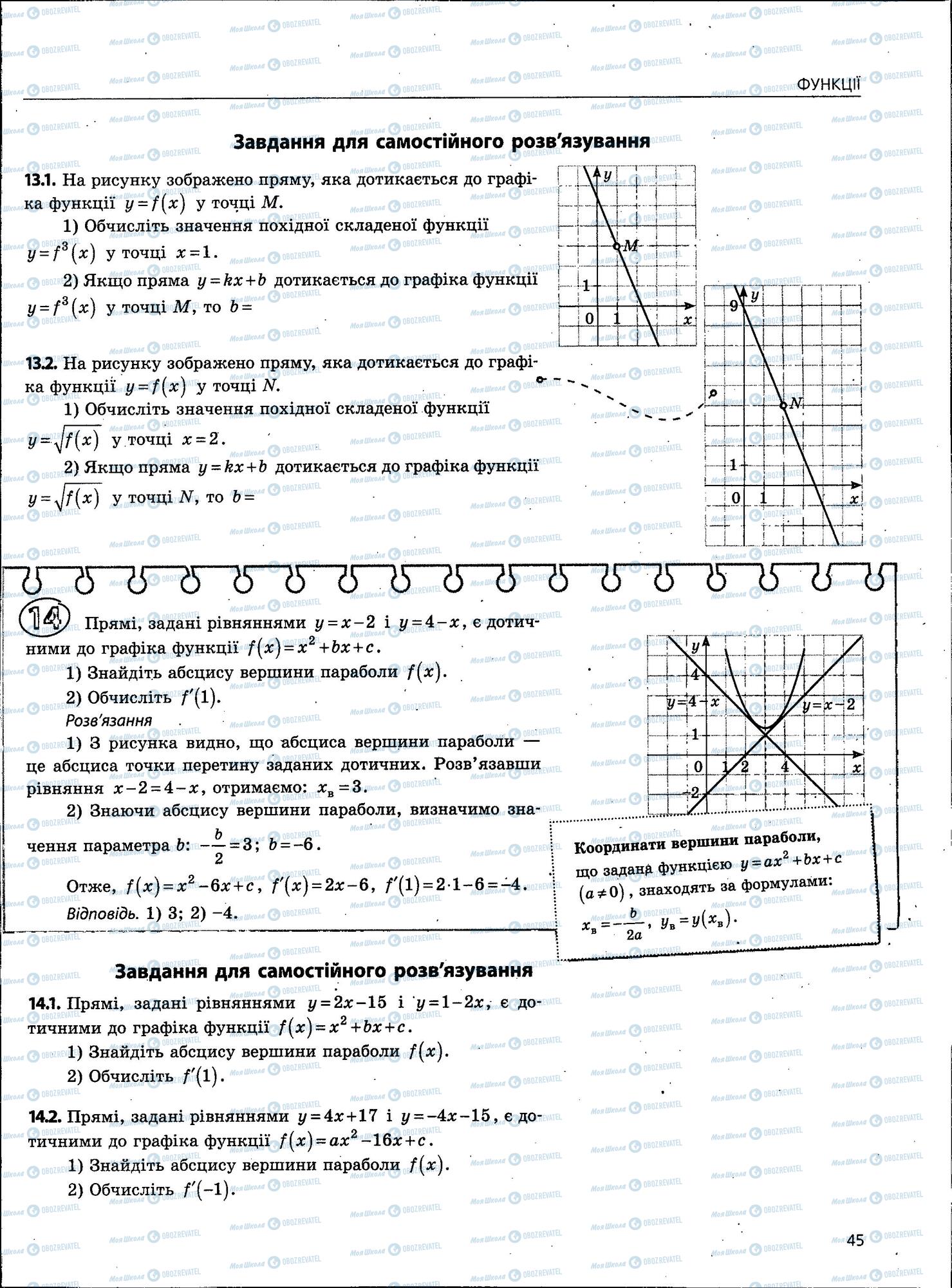 ЗНО Математика 11 клас сторінка 45