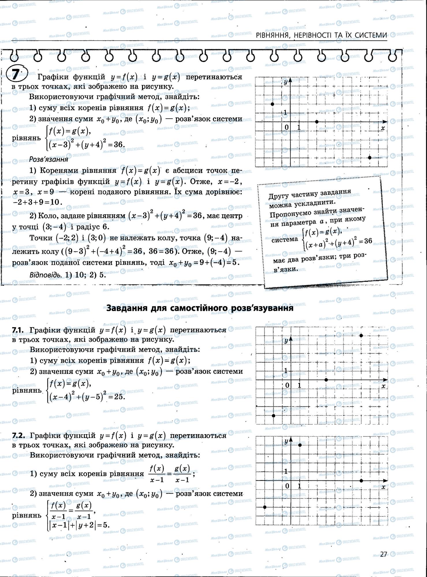 ЗНО Математика 11 клас сторінка 27