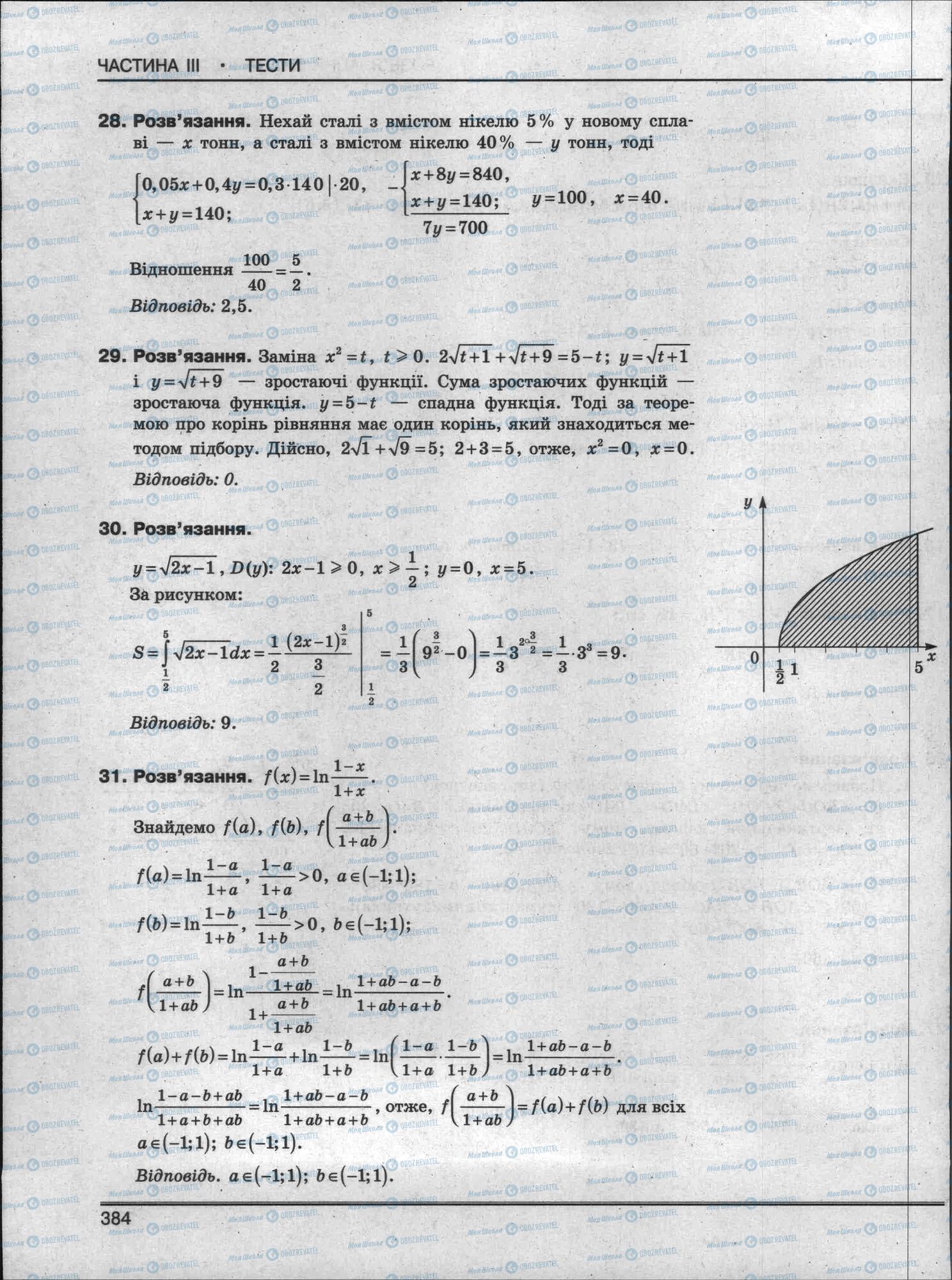 ЗНО Математика 11 класс страница 384