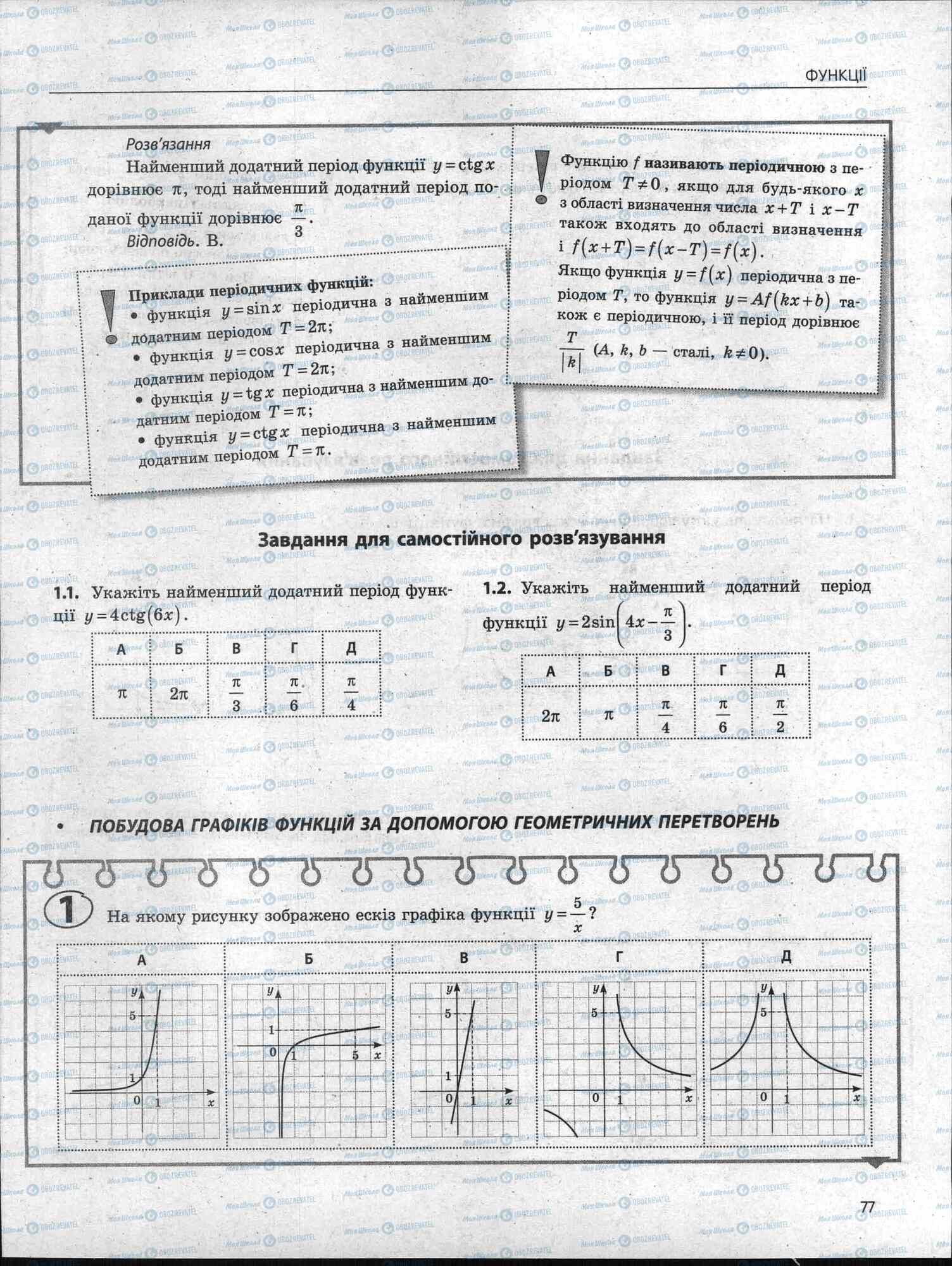ЗНО Математика 11 клас сторінка 77