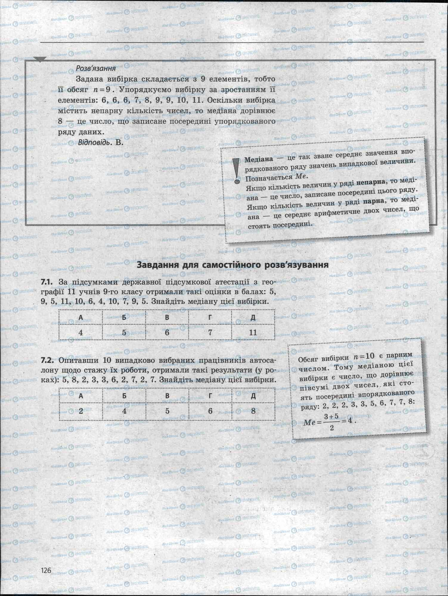 ЗНО Математика 11 клас сторінка 126