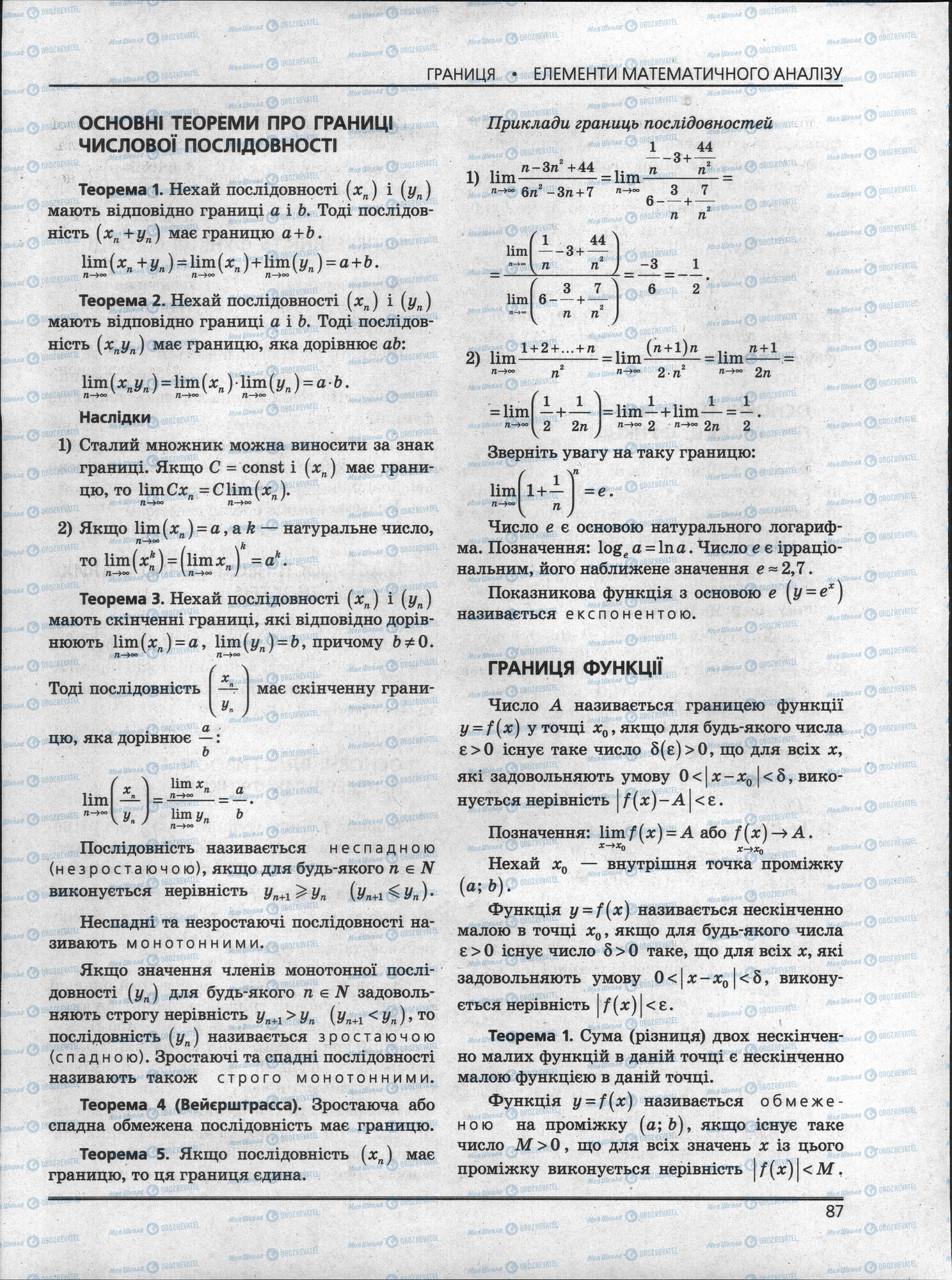 ЗНО Математика 11 клас сторінка 87