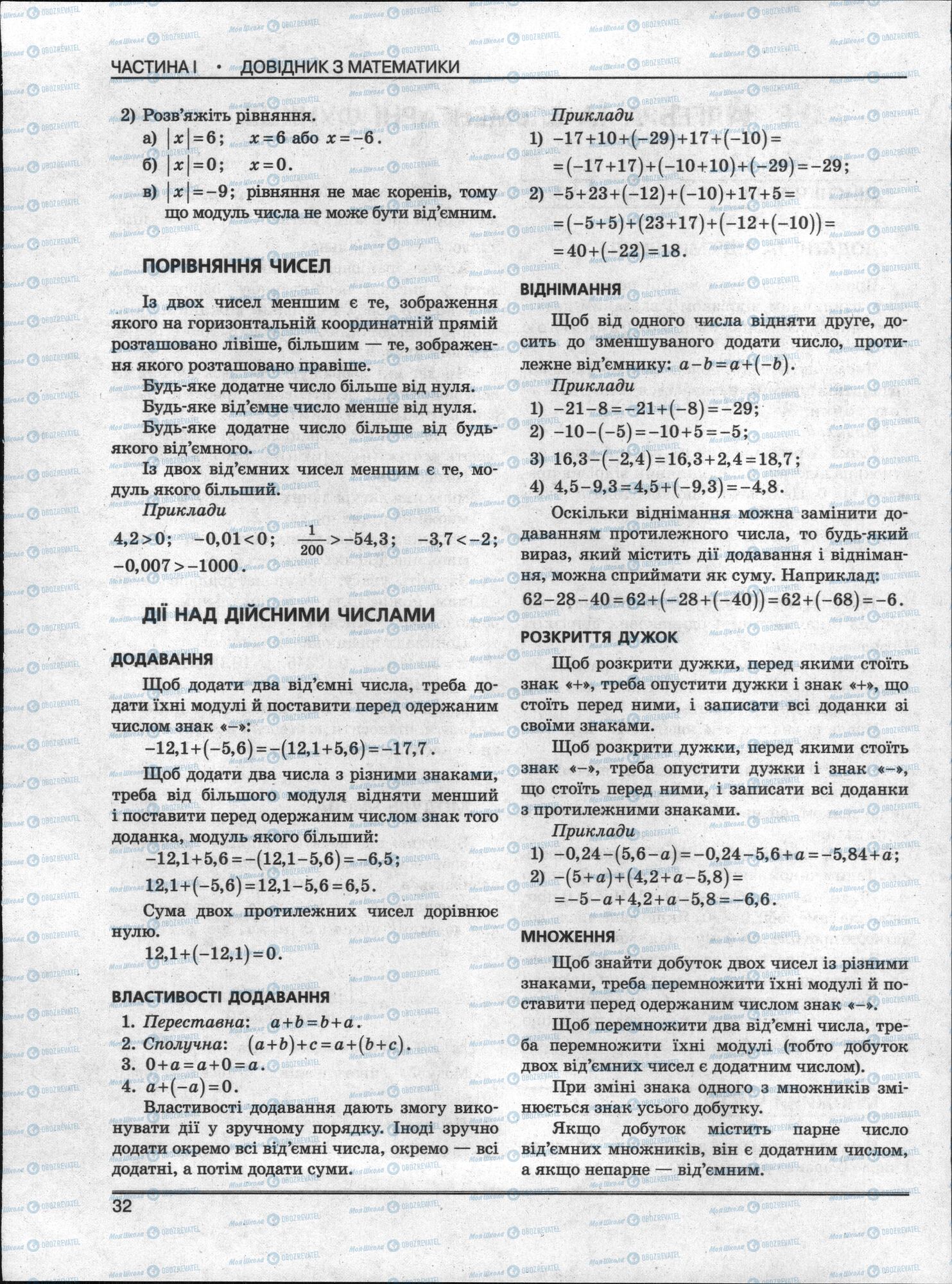 ЗНО Математика 11 клас сторінка 32