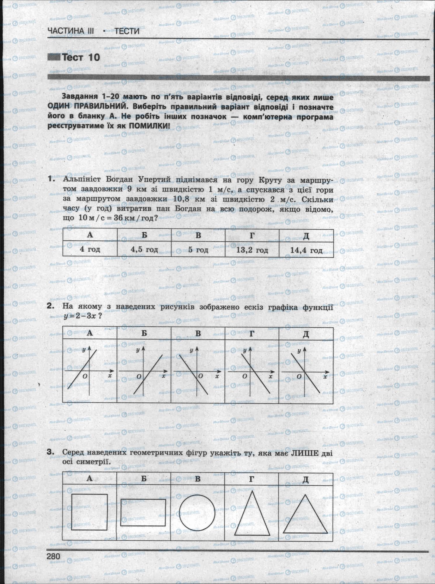 ЗНО Математика 11 клас сторінка 280