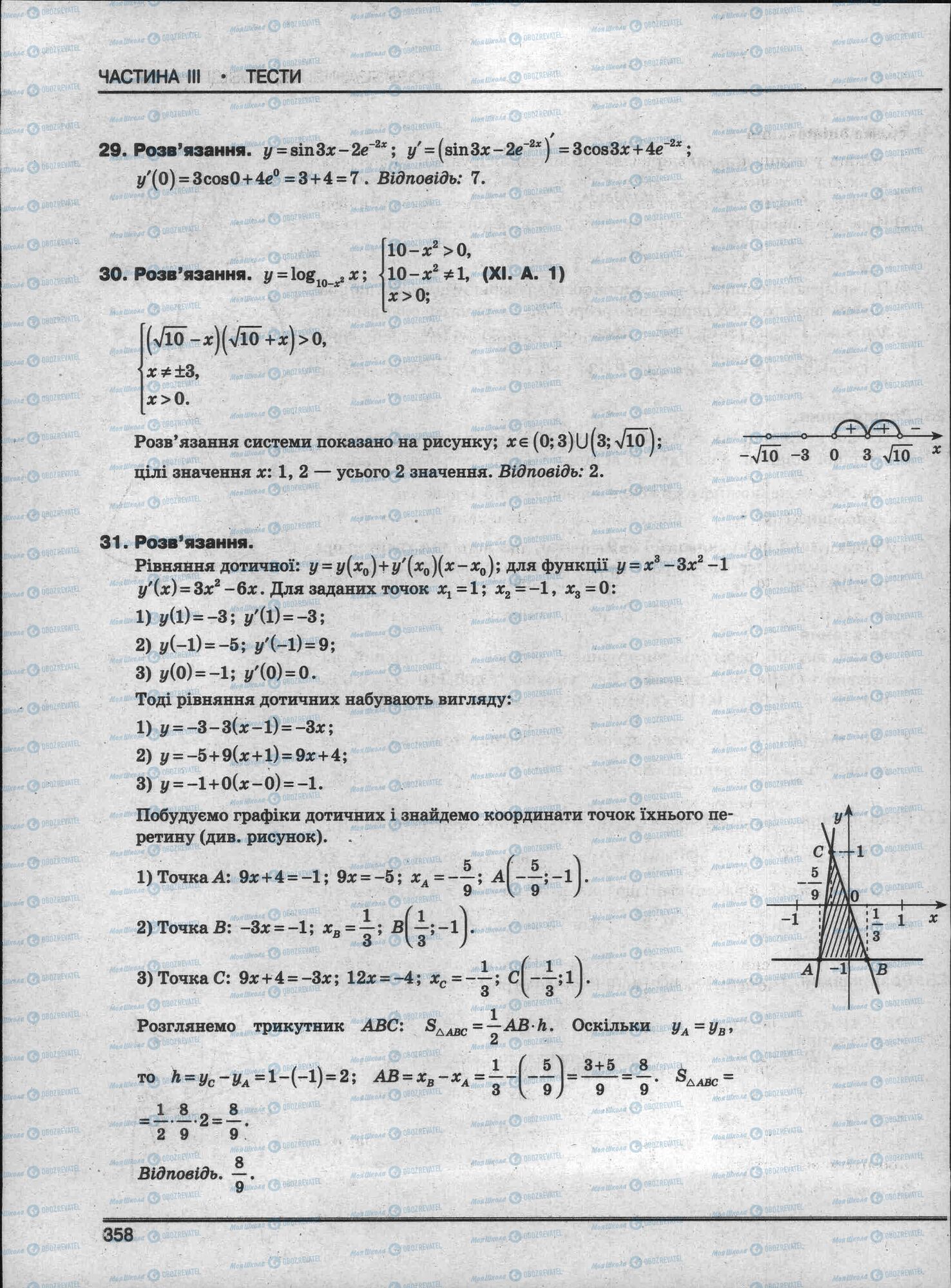 ЗНО Математика 11 класс страница 358