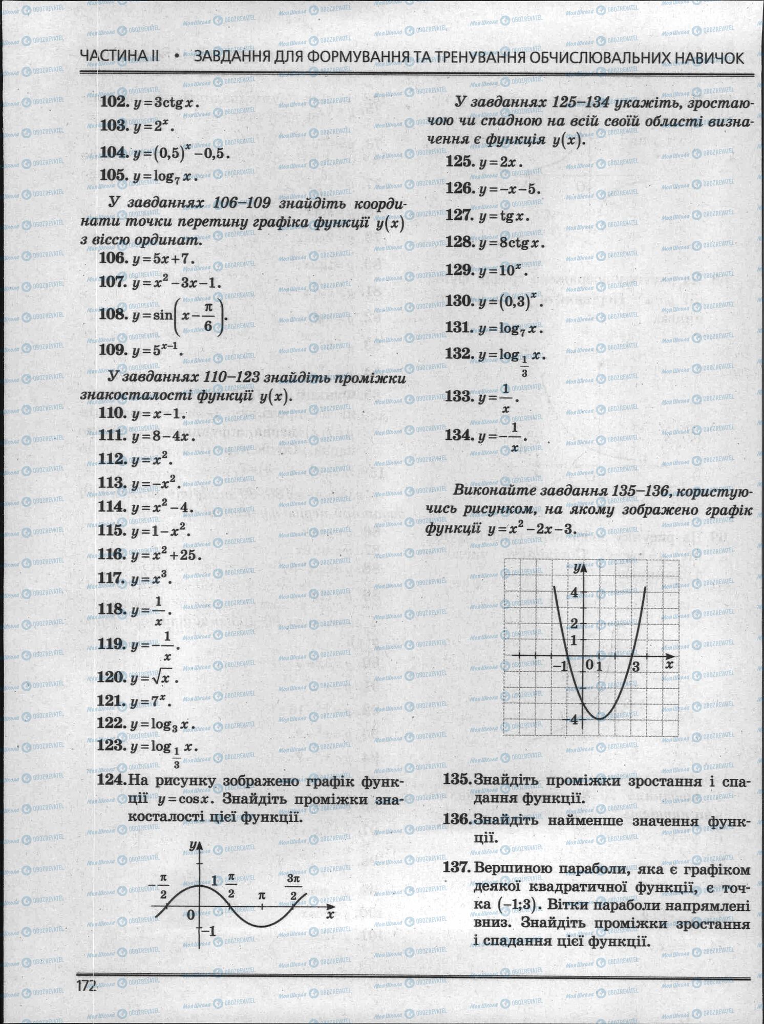 ЗНО Математика 11 класс страница 172