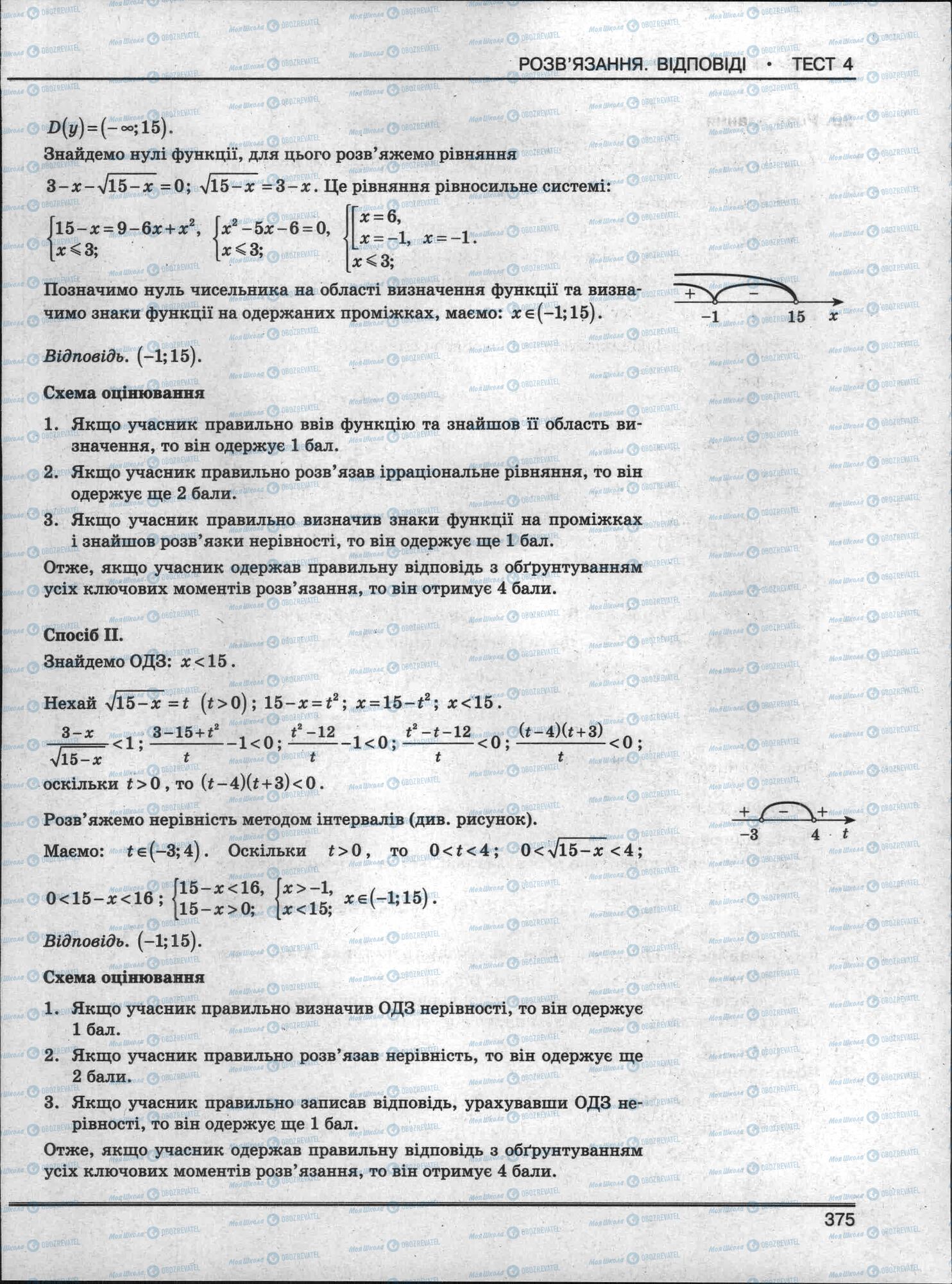 ЗНО Математика 11 клас сторінка 375