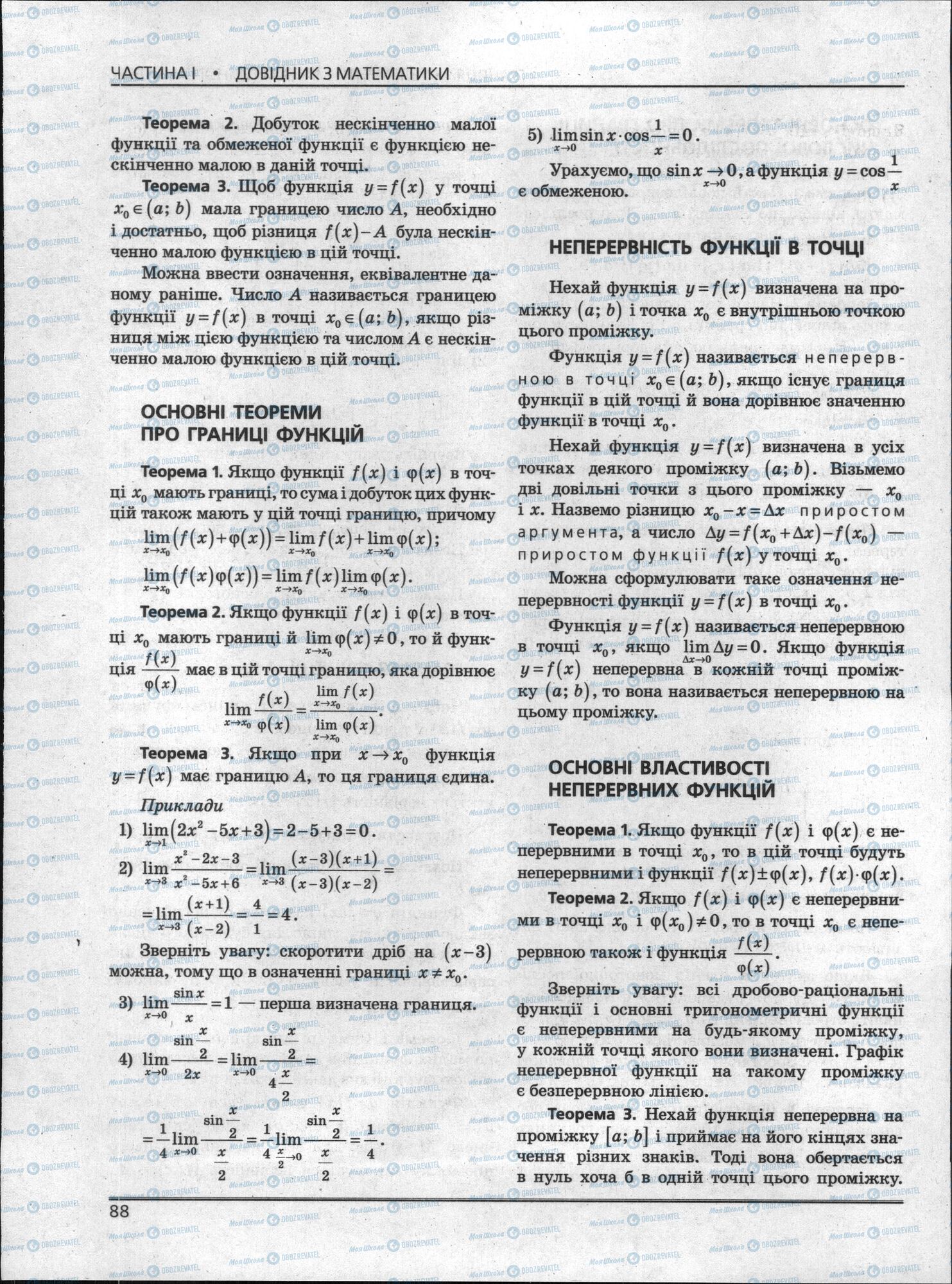 ЗНО Математика 11 класс страница 88