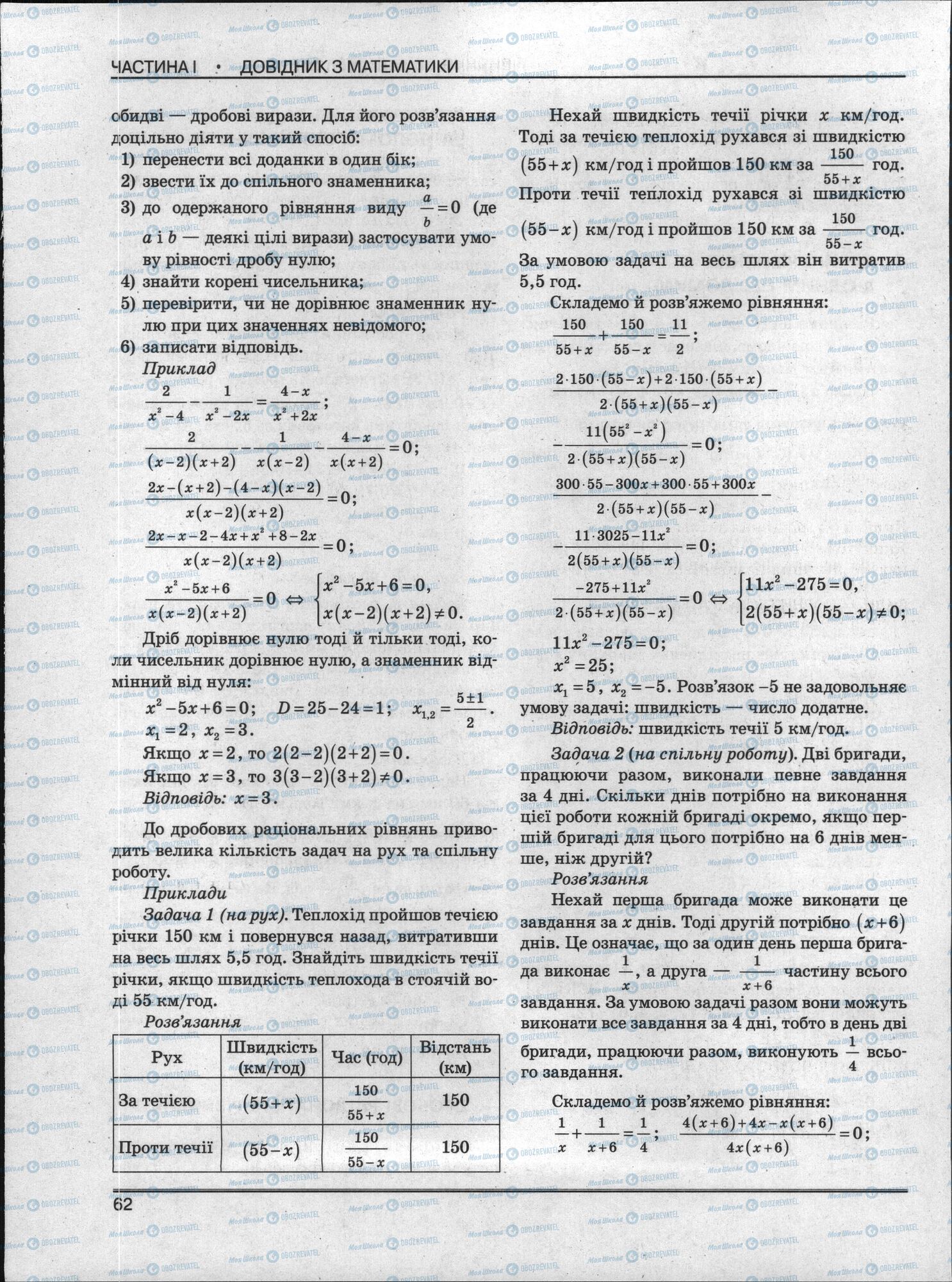 ЗНО Математика 11 клас сторінка 62