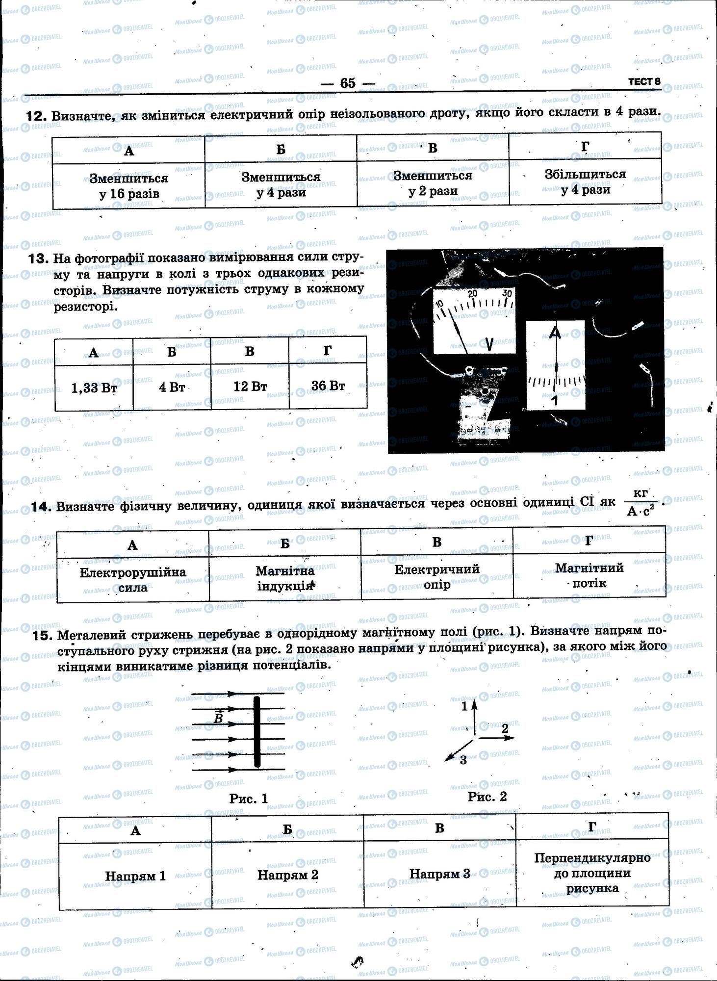ЗНО Физика 11 класс страница 065
