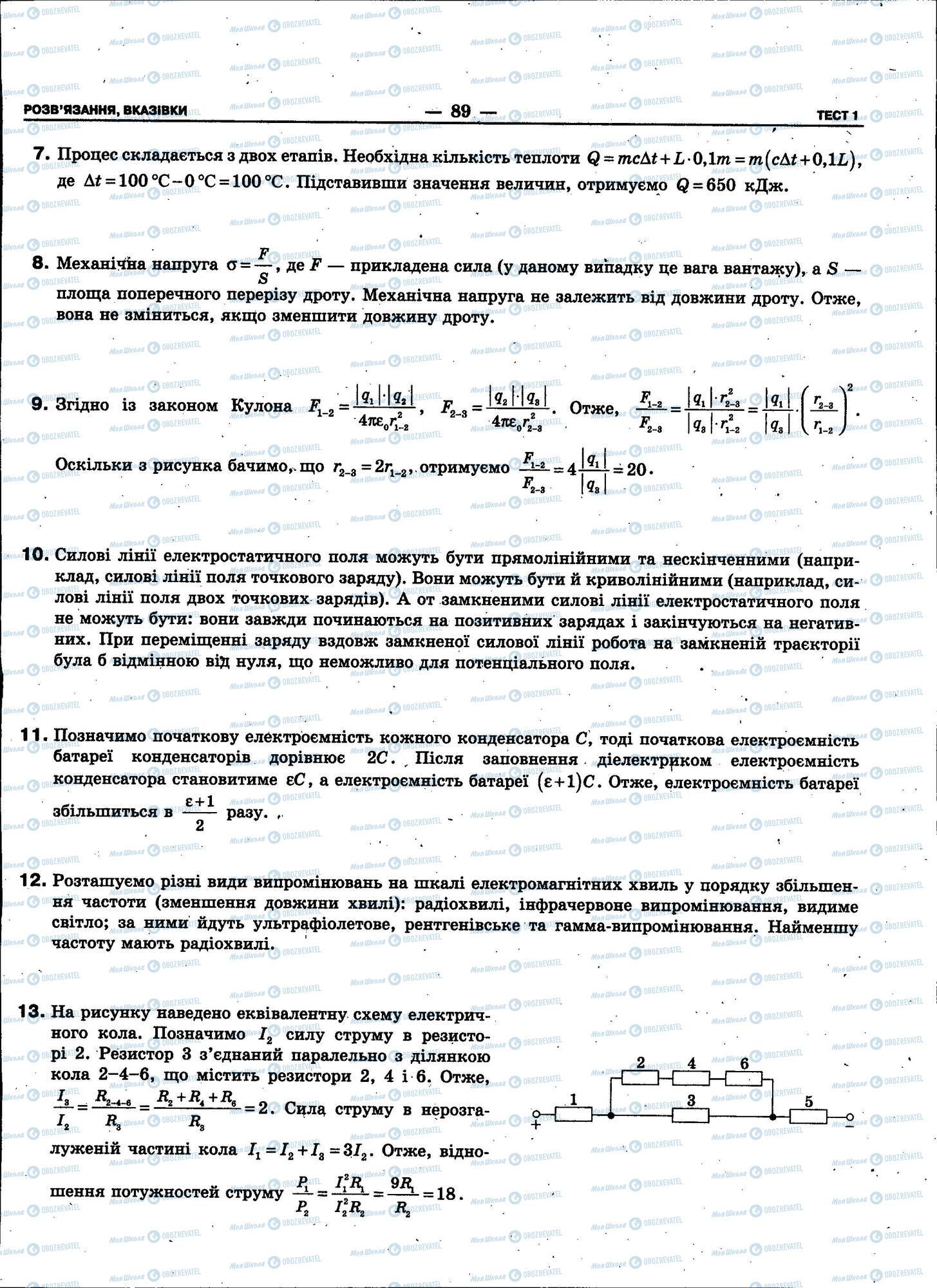 ЗНО Физика 11 класс страница 089