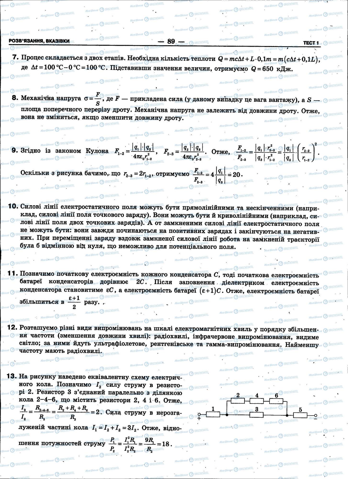 ЗНО Фізика 11 клас сторінка 089