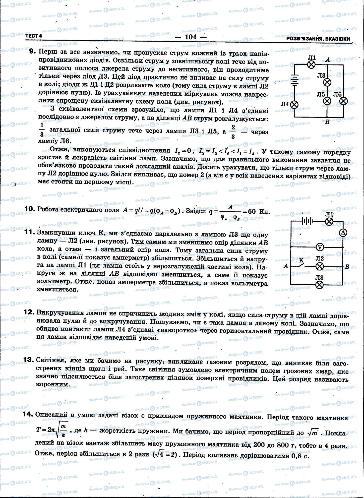 ЗНО Физика 11 класс страница 104