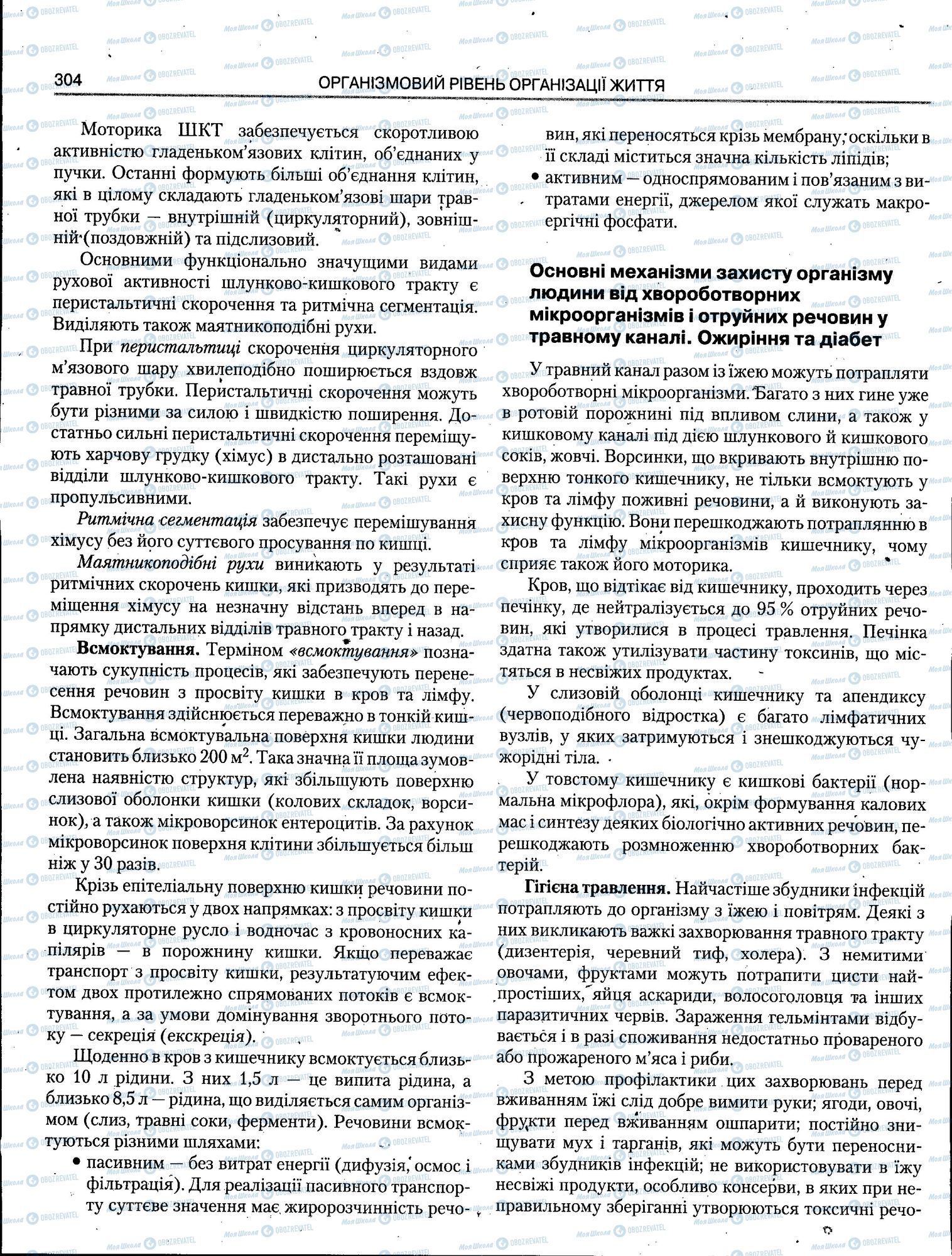 ЗНО Біологія 11 клас сторінка 304