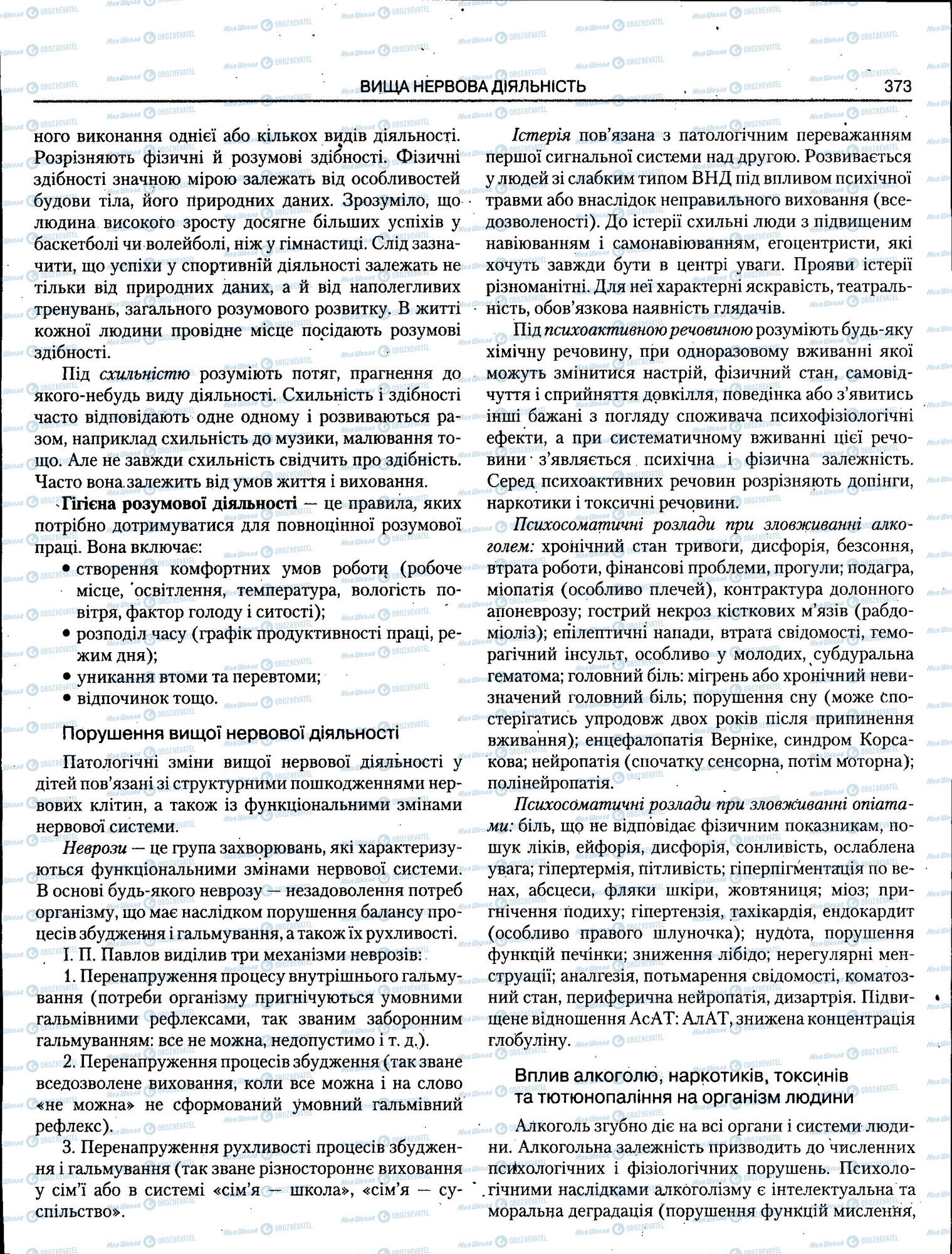 ЗНО Біологія 11 клас сторінка 373