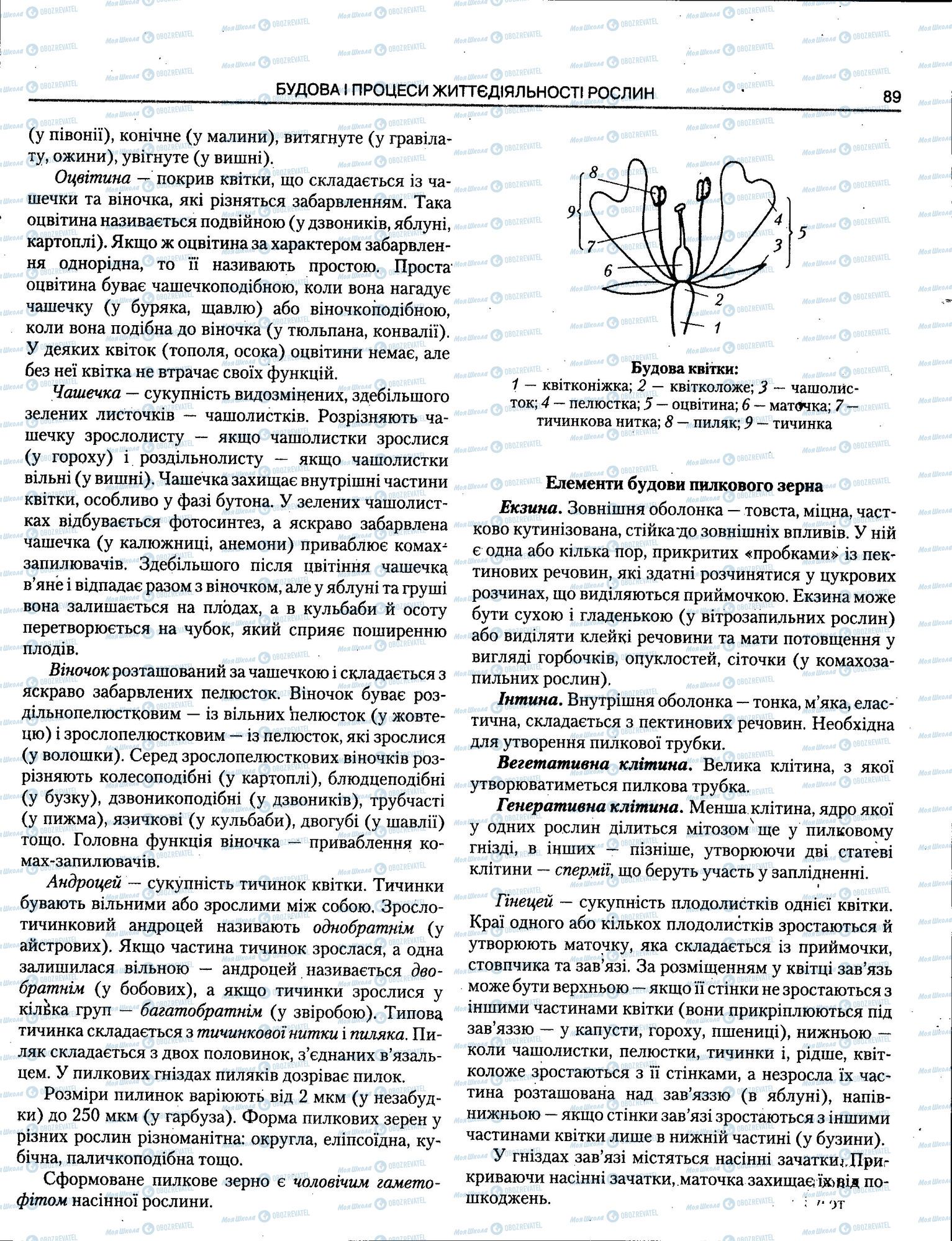 ЗНО Біологія 11 клас сторінка 089