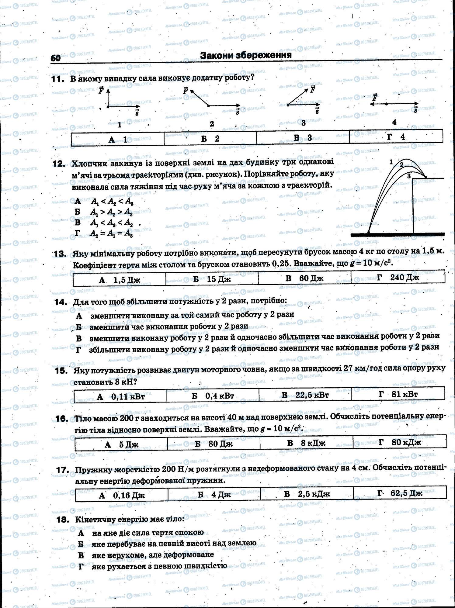 ЗНО Физика 11 класс страница 060